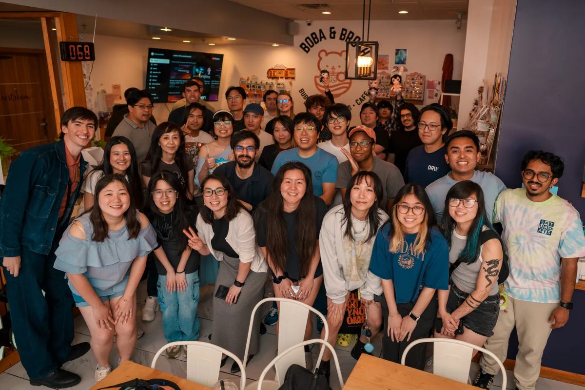 Houston Nihongo Kai members gathered for a group photo at a monthly social